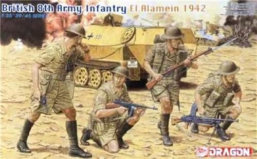 1:35 Dragon 6390 British 8th Army Infantry - El Alamein 1942 Plastic Modelbouwpakket