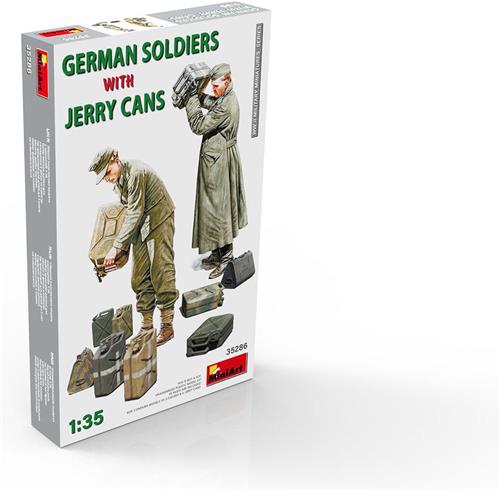 1:35 MiniArt 35286 German soldiers with jerry cans Plastic Modelbouwpakket