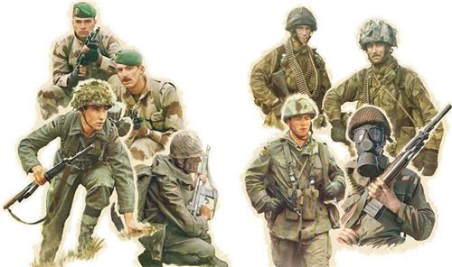 1:72 Italeri 6191 Nato Troops 1980s Plastic Modelbouwpakket