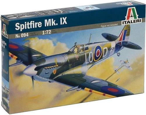 Italeri - Spitfire Mk.ix 1:72 (Ita0094s) - modelbouwsets, hobbybouwspeelgoed voor kinderen, modelverf en accessoires