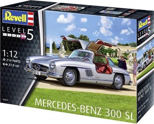 1:12 Revell 07657 Mercedes-Benz 300 SL Plastic Modelbouwpakket