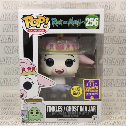 Funko Pop! Rick & Morty - Tinkles / Ghost in a Jar [Summer Convention] #256 [Condition 7.5/10]