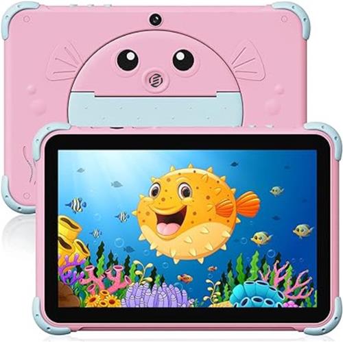 Equivera Kindertablet - Tablet voor Kinderen - Educatieve Tablet - Spelletjes - Ouderlijk Toezicht