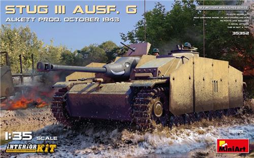 1:35 MiniArt 35352 StuG.III Ausf.G - Alkett Prod. October 1943 Plastic Modelbouwpakket