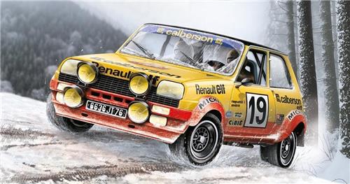 1:24 Italeri 3652 Renault R5 Alpine Rally Plastic Modelbouwpakket