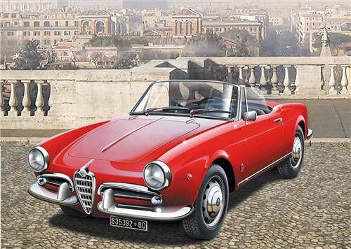 1:24 Italeri 3653 Alfa Romeo Giulietta Spider 1300 Plastic Modelbouwpakket