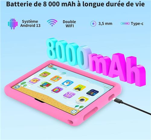 Equivera Kindertablet - Tablet voor Kinderen - Educatieve Tablet - Spelletjes - Ouderlijk Toezicht