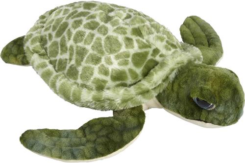 Ravensden Pluche knuffel dier Zeeschildpad - 39 cm - Speelgoed schildpadden zeedieren - Leuk als cadeau