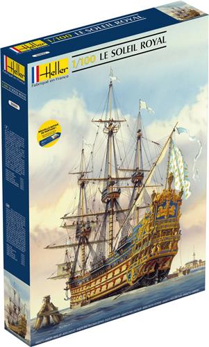 1:100 Heller 80899 Soleil Royal Ship Plastic Modelbouwpakket