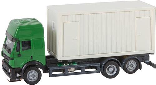 Faller - Vrachtwagen MB SK94 Bouwcontainer (HERPA) - modelbouwsets, hobbybouwspeelgoed voor kinderen, modelverf en accessoires