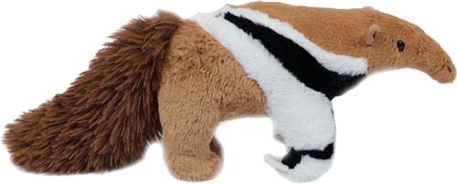 Pia soft Toys Knuffeldier Lopende Miereneter - zachte pluche stof - premium kwaliteit knuffels - lichtbruin - 30 cm - Miereneters