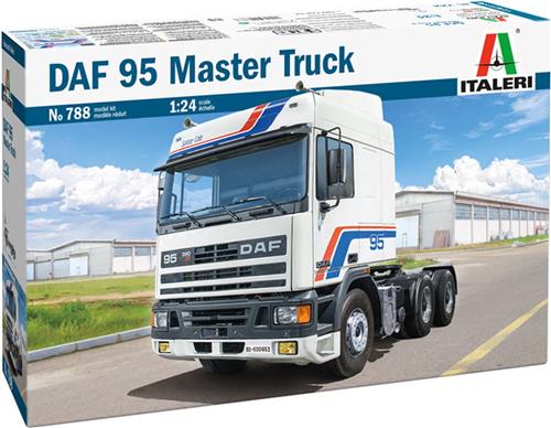 1:24 Italeri 0788 DAF 95 ATI Space Cab - Master Truck - 6x4 Plastic Modelbouwpakket