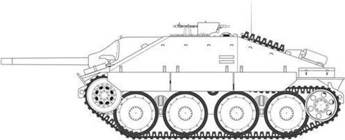 1:35 Airfix 1353 JagdPanzer 38 tonne Hetzer, Late Version Plastic Modelbouwpakket