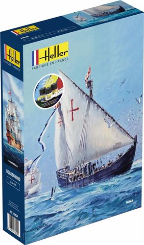 1:75 Heller 56815 NINA Ship - Starter Kit Plastic Modelbouwpakket