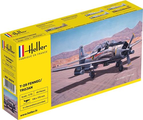 1:72 Heller 80279 T-28 Fennec / Trojan Plastic Modelbouwpakket