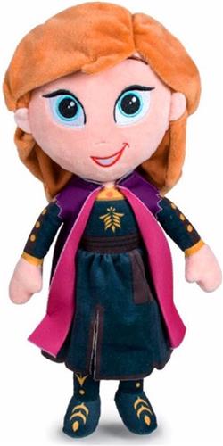 Anna Disney Frozen Pluche Knuffel XL 60 cm {Disney Frozen 2 Plush Toy | Speelgoed pop Knuffelpop Knuffeldier voor Kinderen Jongens Meisjes | Anna, Elsa, Sven, Olaf Sneeuwpop}