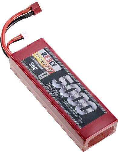 Reely LiPo accupack 7.4 V 5000 mAh Aantal cellen: 2 50 C Hardcase T-stekkersysteem