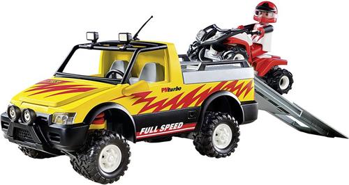 PLAYMOBIL Pick Up met Quad - 4228