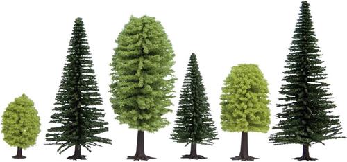 NOCH Hobby 32811 Set bomen Gemengd bos 35 tot 90 mm 25 stuk(s)