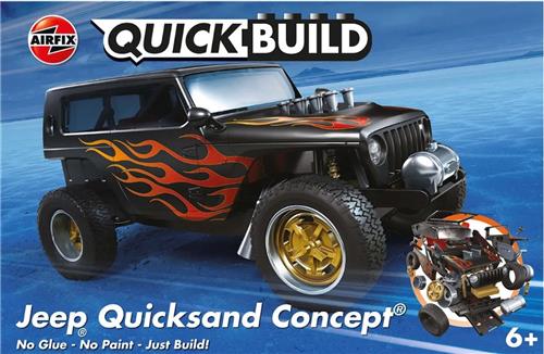 Airfix J6038 QUICKBUILD JEEP Quicksand Concept Plastic Modelbouwpakket