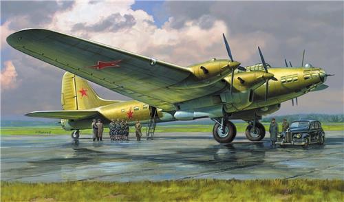 1:72 Zvzeda 7280 PE-8 Stalin's Plane Plastic Modelbouwpakket