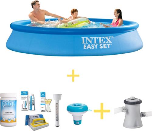 Zwembad - Easy Set - 305 x 61 cm - Inclusief WAYS Onderhoudspakket & Filterpomp