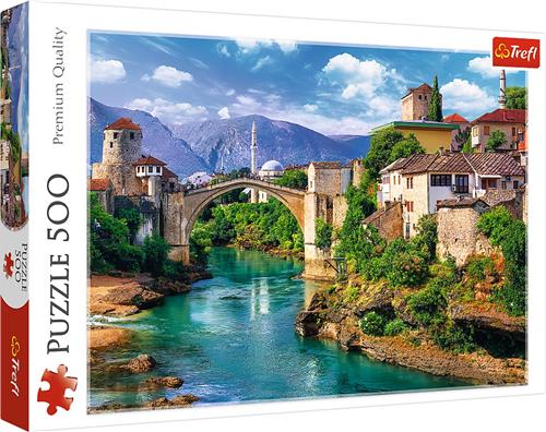 Trefl Oude brug in Mostar puzzel - 500 stukjes