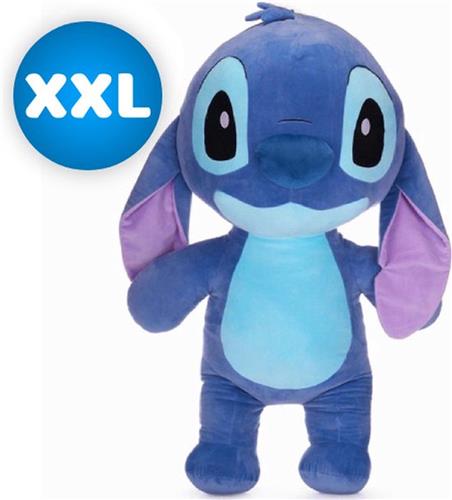 Stitch - Disney Lilo & Stitch Pluche Knuffel XXL 110 cm - Mega Grote XL Plush - Lilo & Stitch Teddybeer Extra Groot - Angel - Leroy - Scrump - Stitch Speelgoed Cadeau Knuffelbeer