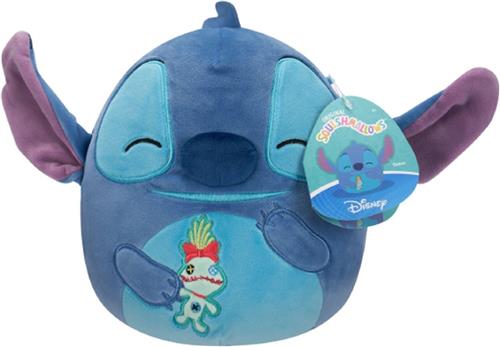 Stitch met Scrump Squishmallows Disney Pluche Knuffel 25 cm