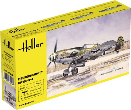 1:72 Heller 80229 Messerschmitt Bf 109 K-4 Plastic Modelbouwpakket