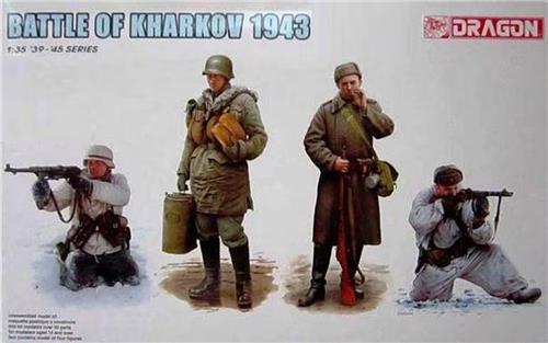 1:35 Dragon 6782 Battle of Kharkov 1943 - Figuren Plastic Modelbouwpakket