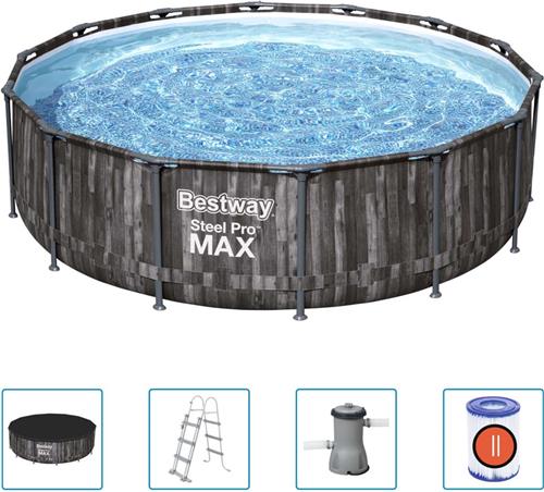 Bestway - Steel - Pro - MAX - Zwembadset - rond - 427x107 - cm