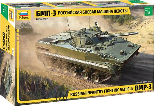 1:35 Zvezda 3649 Russisch infanterie gevechtsvoertuig BMP-3 Plastic Modelbouwpakket