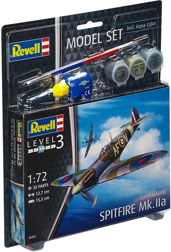 1:72 Revell 63953 Spitfire Mk IIa Model - Model Set Plastic Modelbouwpakket