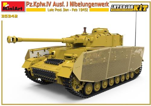 1:35 MiniArt 35342 Pz.Kpfw.IV Ausf. J Nibelungenwerk Late Prod. (JanFeb'45) Plastic Modelbouwpakket