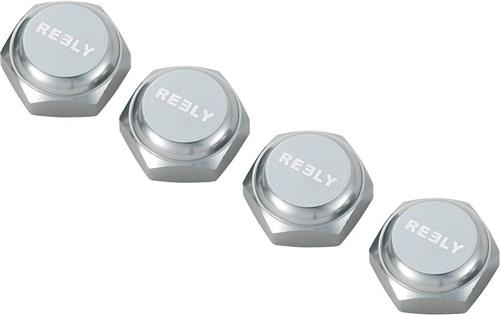 Reely 1:8 Wielmoeren gesloten Titanium 4 stuk(s)