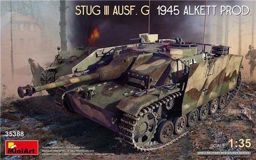 1:35 MiniArt 35388 StuG III Ausf. G 1945 - Alkett Prod. Plastic Modelbouwpakket