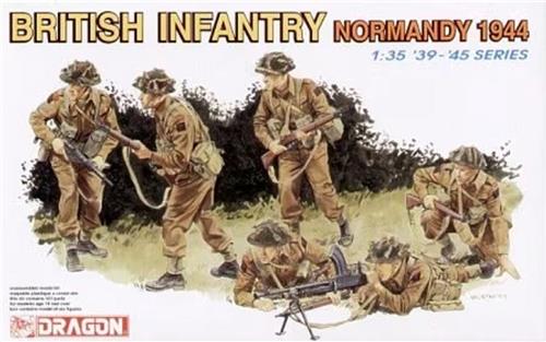 1:35 Dragon 6212 British Infantry - Figures - Normandy 1944 Plastic Modelbouwpakket