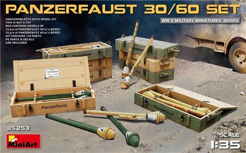 1:35 MiniArt 35253 Panzerfaust 30/60 Set Plastic Modelbouwpakket