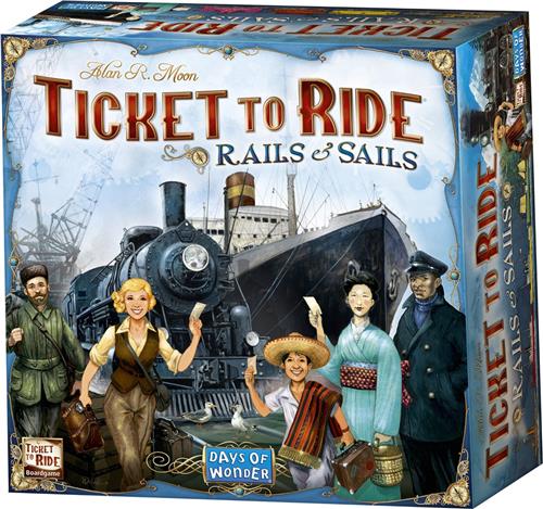 Ticket to Ride Rails & Sails Engelstalig - Bordspel