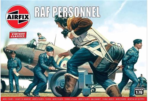 1:76 Airfix 00747V RAF Personnel Plastic Modelbouwpakket