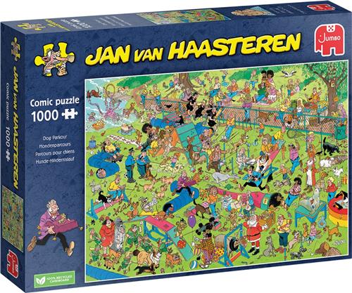 Jan van Haasteren - Hondenparcours - 1000 stukjes - Legpuzzel volwassenen