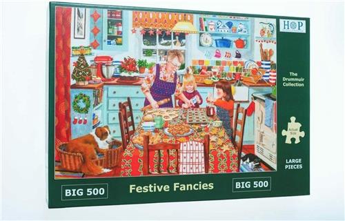 House of Puzzles Festive Fancies - BIG 500 Piece Jigsaw Puzzle