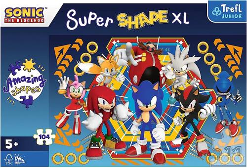 Trefl Trefl - Puzzels - 104 XL Super Vorm" - Sonic's Wereld / SEGA Sonic Hedgehog_FSC Mix 70%"