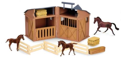 Collecta Speelset Paardenstal Met Dieren En Accessoires 11-delig