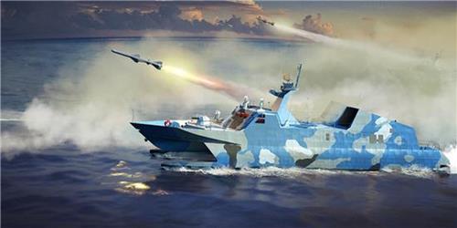 1:144 Trumpeter 00108 PLAN Type 22 Missile Boat Plastic Modelbouwpakket