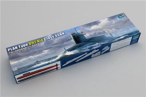 1:144 Trumpeter 05910 PLAN Type 092 Xia Class SSBN Submarine Plastic Modelbouwpakket