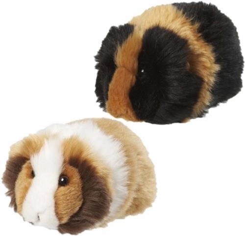 2x stuks Cavia knuffels 13 cm in 2 kleuren combinaties