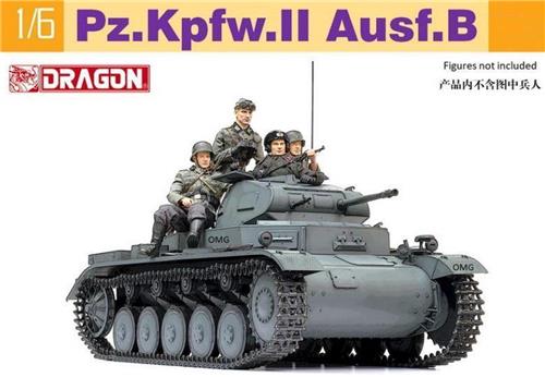 Dragon - Pz. Kpfw Ii Ausf. B. 1/6 (Dra75025) - modelbouwsets, hobbybouwspeelgoed voor kinderen, modelverf en accessoires