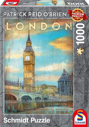 Schmidt City of Londen, 1000 stukjes - Puzzel - 12+